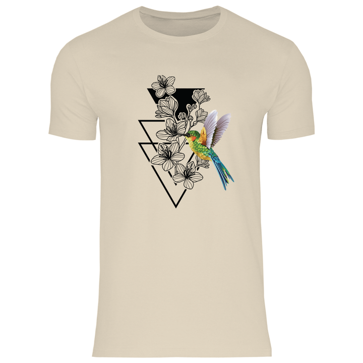 Blumenkolibri - Herren T - Shirt - Textilzauber