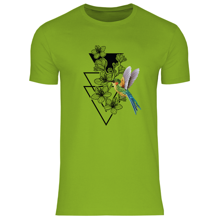 Blumenkolibri - Herren T - Shirt - Textilzauber