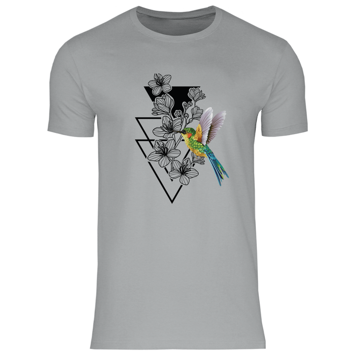 Blumenkolibri - Herren T - Shirt - Textilzauber