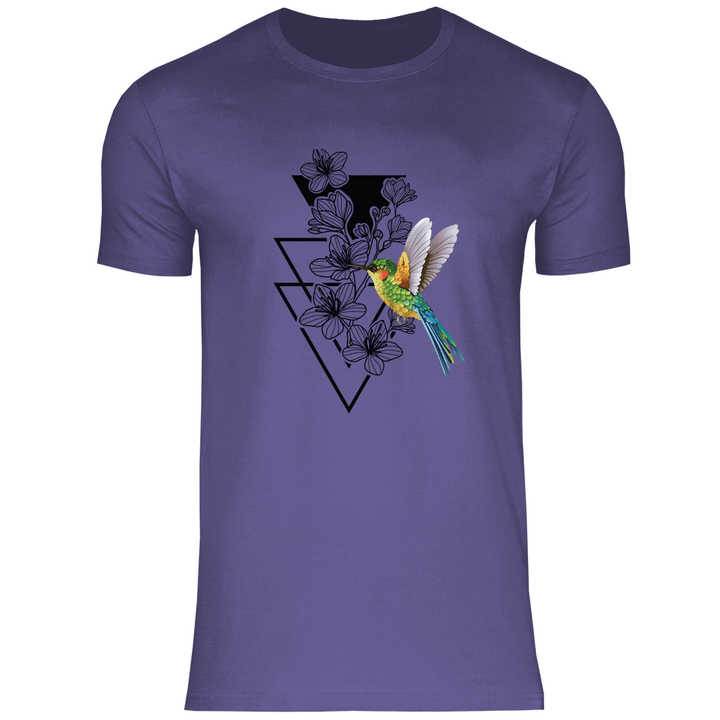 Blumenkolibri - Herren T - Shirt - Textilzauber