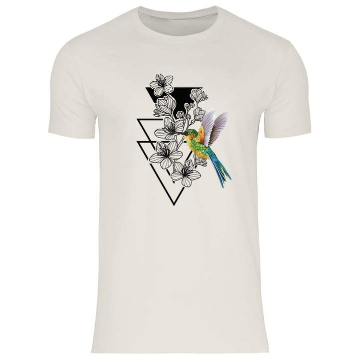 Blumenkolibri - Herren T - Shirt - Textilzauber