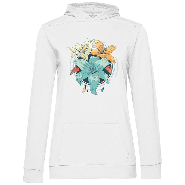 Blumenpracht - Damen Hoodie - Textilzauber