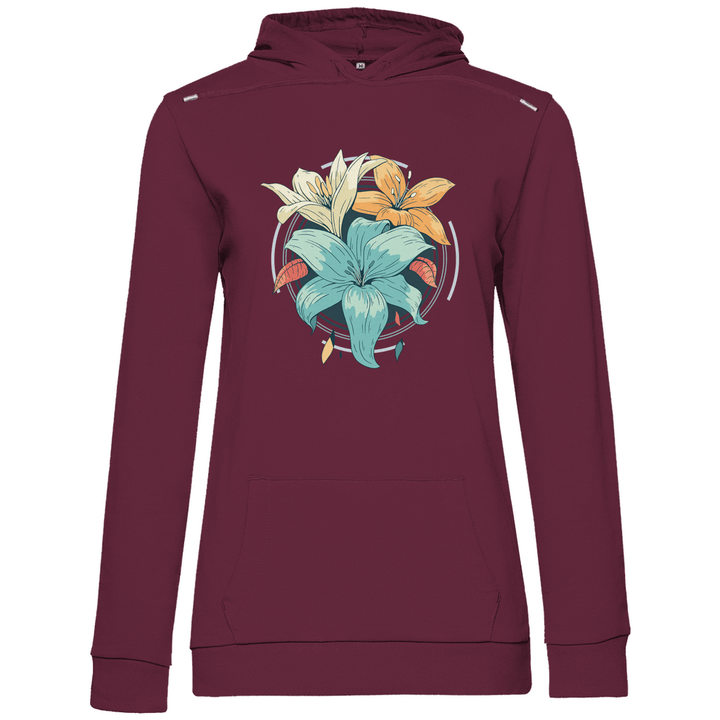 Blumenpracht - Damen Hoodie - Textilzauber