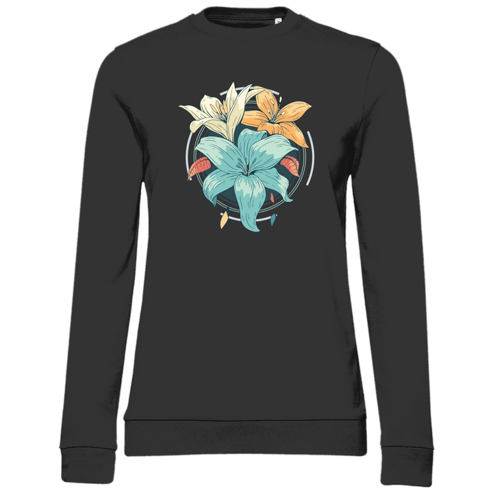 Blumenpracht - Damen Sweatshirt - Textilzauber