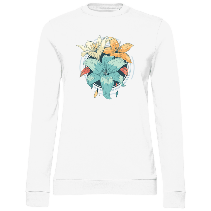 Blumenpracht - Damen Sweatshirt - Textilzauber