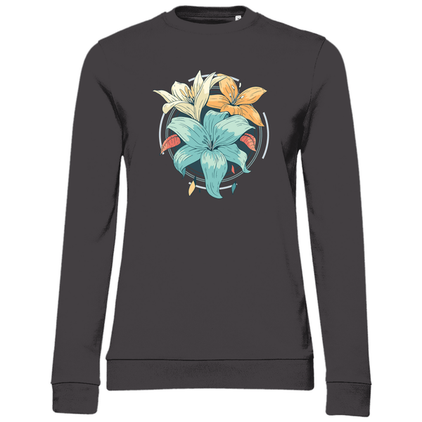 Blumenpracht - Damen Sweatshirt - Textilzauber
