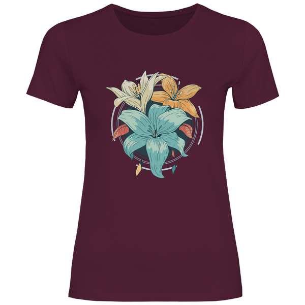 Blumenpracht - Damen T - Shirt - Textilzauber