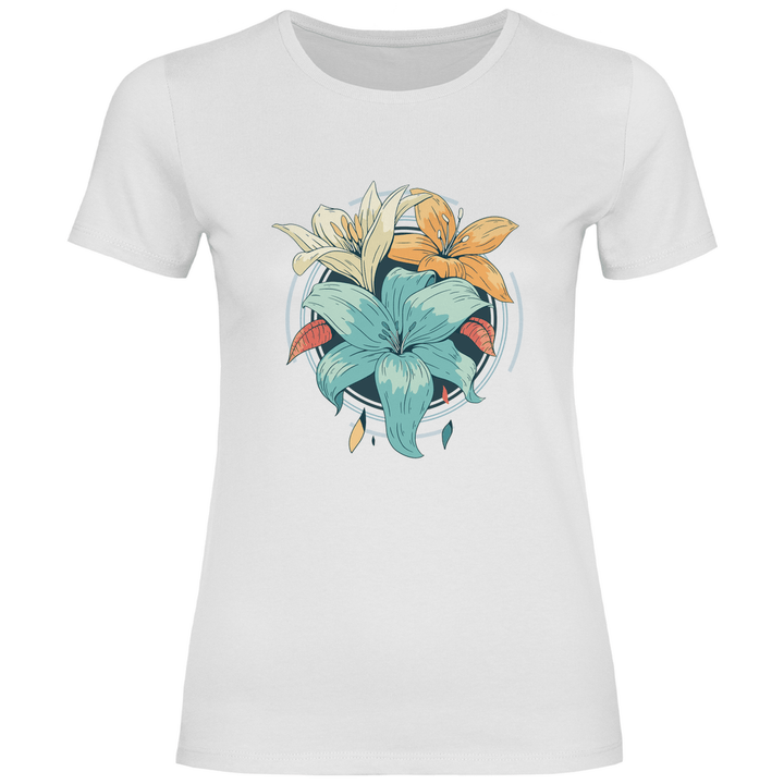 Blumenpracht - Damen T - Shirt - Textilzauber