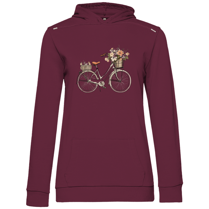 Blumenrad - Damen Hoodie - Textilzauber