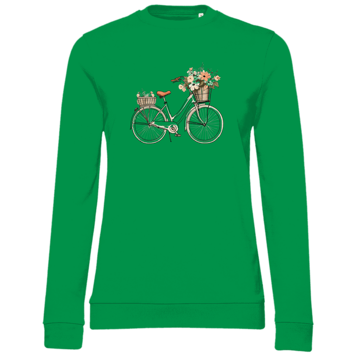 Blumenrad - Damen Sweatshirt - Textilzauber