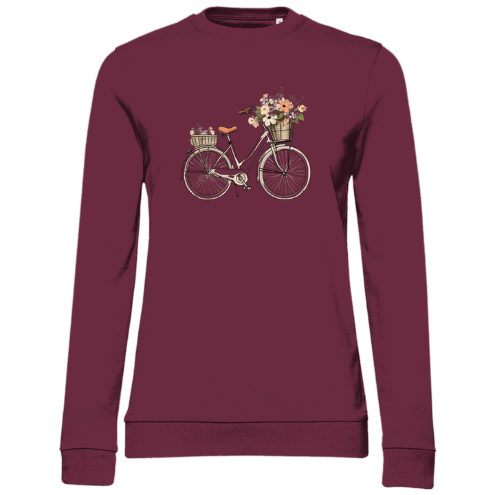Blumenrad - Damen Sweatshirt - Textilzauber