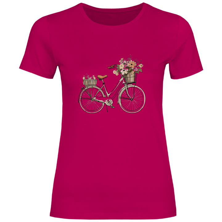 Blumenrad - Damen T - Shirt - Textilzauber