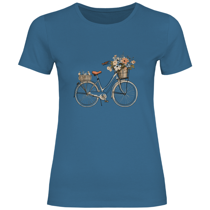 Blumenrad - Damen T - Shirt - Textilzauber
