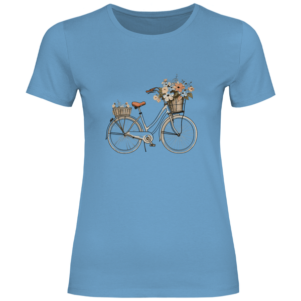 Blumenrad - Damen T - Shirt - Textilzauber