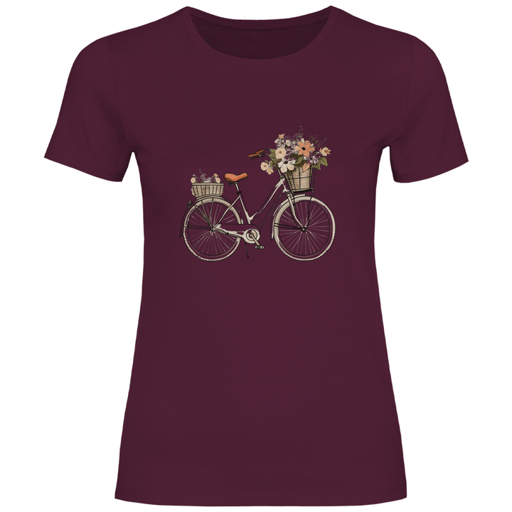 Blumenrad - Damen T - Shirt - Textilzauber