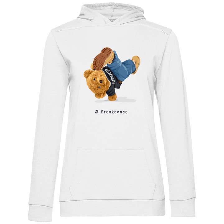 Breakdance Teddy - Damen Hoodie - Textilzauber