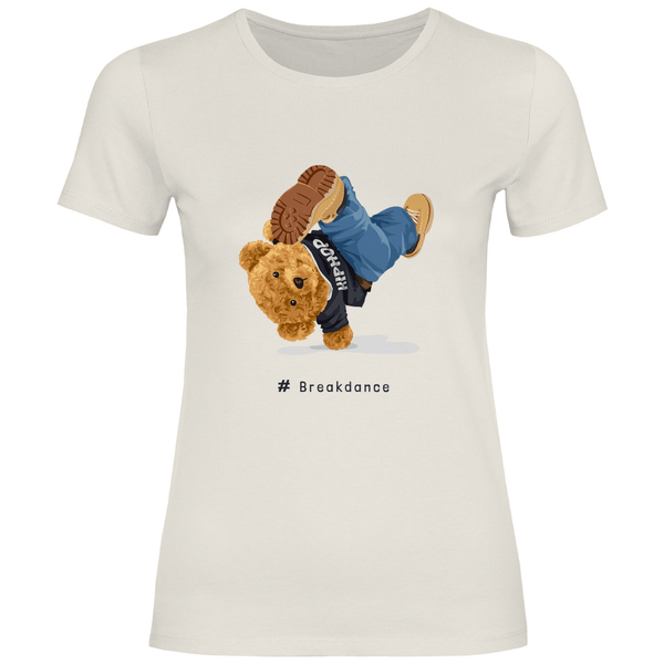 Breakdance Teddy - Damen T - Shirt - Textilzauber