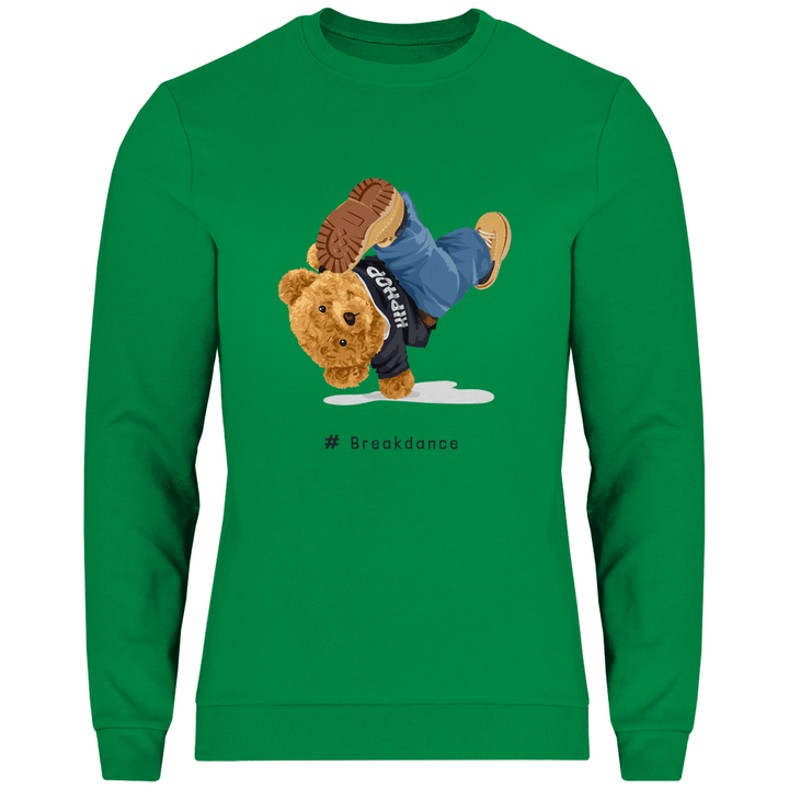 Breakdance Teddy - Herren Sweatshirt - Textilzauber