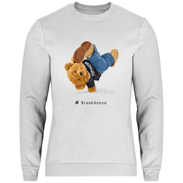 Breakdance Teddy - Herren Sweatshirt - Textilzauber