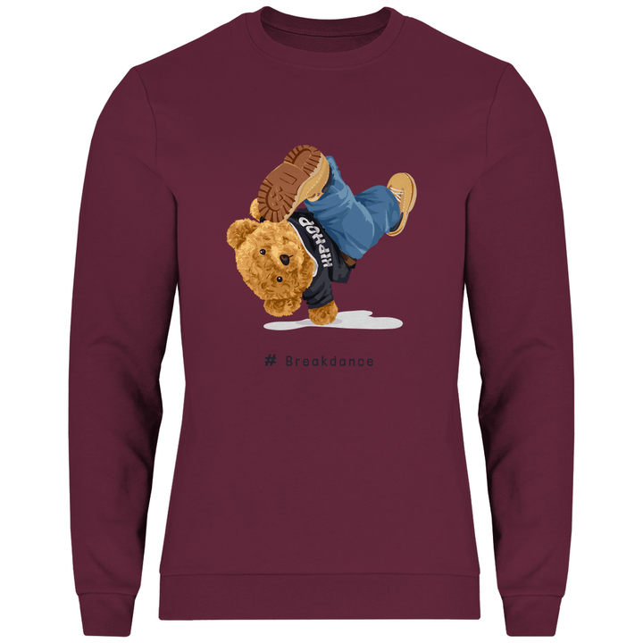 Breakdance Teddy - Herren Sweatshirt - Textilzauber