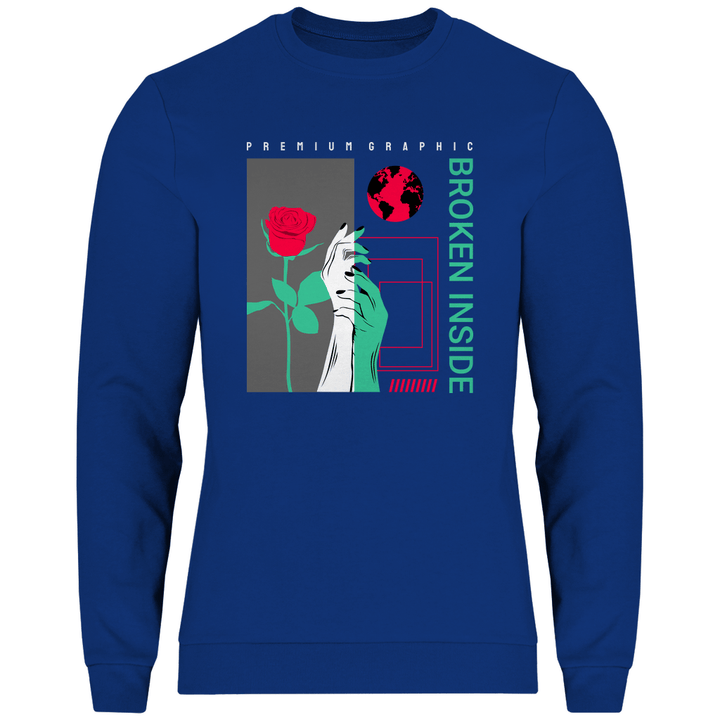 Broken Inside - Herren Sweatshirt - Textilzauber