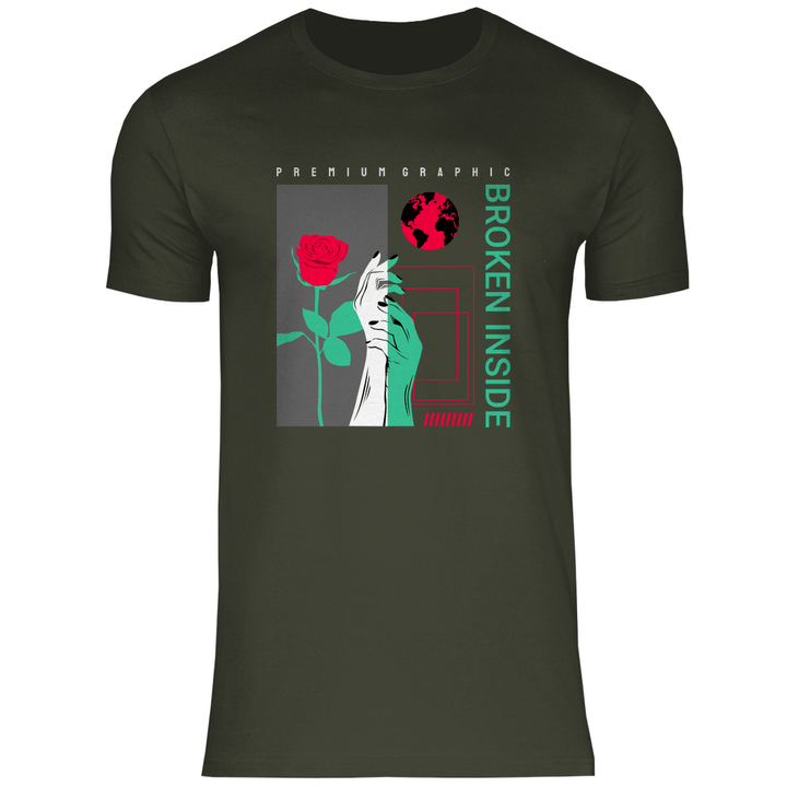 Broken Inside - Herren T - Shirt - Textilzauber