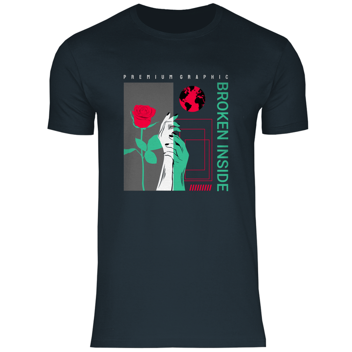 Broken Inside - Herren T - Shirt - Textilzauber