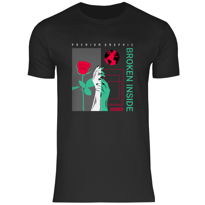 Broken Inside - Herren T - Shirt - Textilzauber