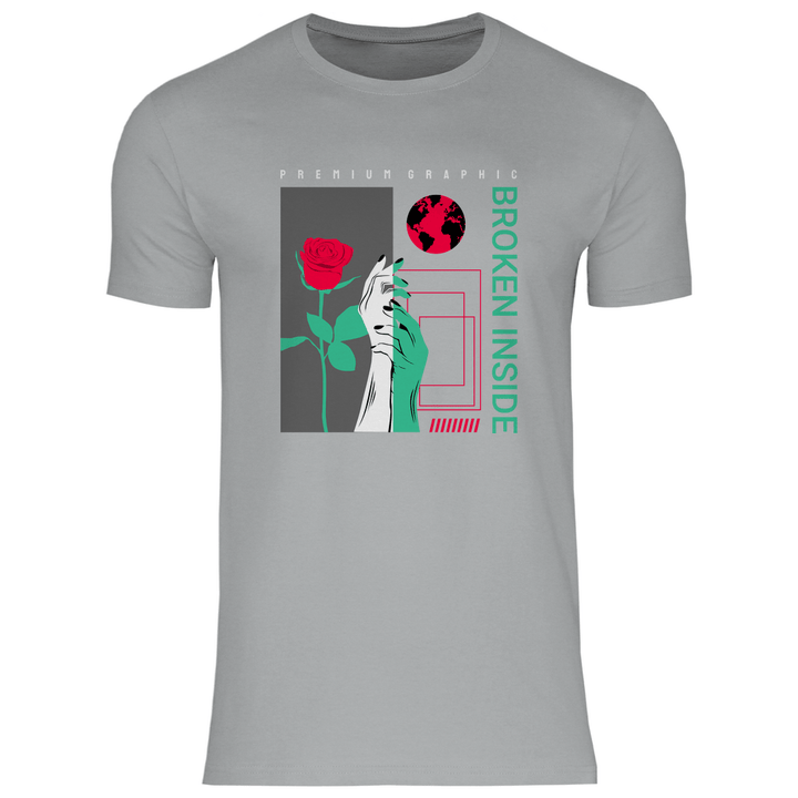 Broken Inside - Herren T - Shirt - Textilzauber