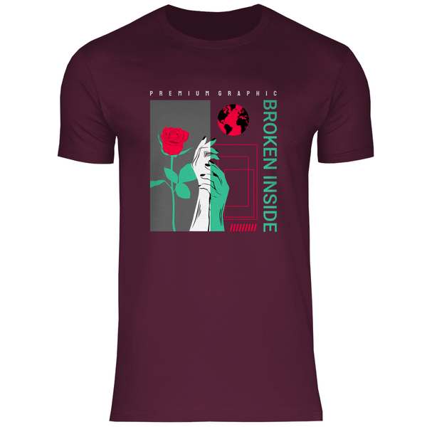 Broken Inside - Herren T - Shirt - Textilzauber