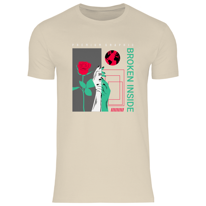 Broken Inside - Herren T - Shirt - Textilzauber