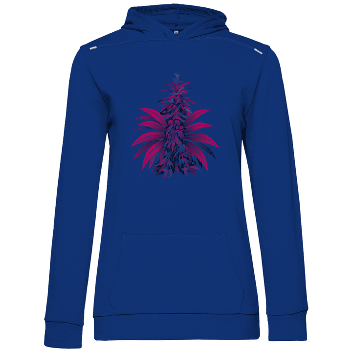 Bunte Hanfpflanze - Damen Hoodie - Textilzauber