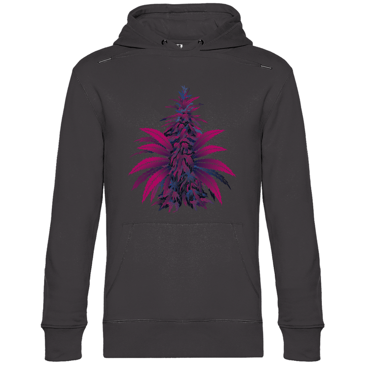 Bunte Hanfpflanze - Herren Hoodie - Textilzauber