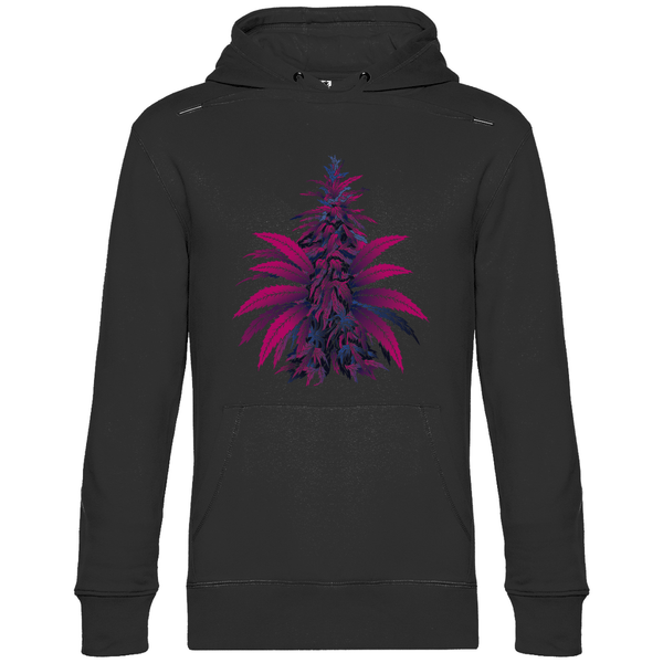 Bunte Hanfpflanze - Herren Hoodie - Textilzauber