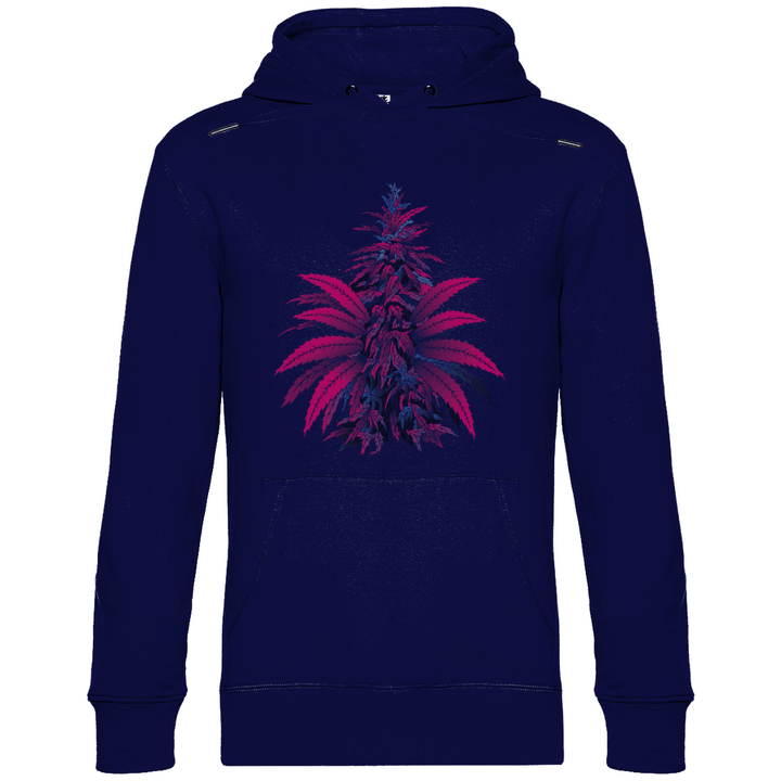 Bunte Hanfpflanze - Herren Hoodie - Textilzauber