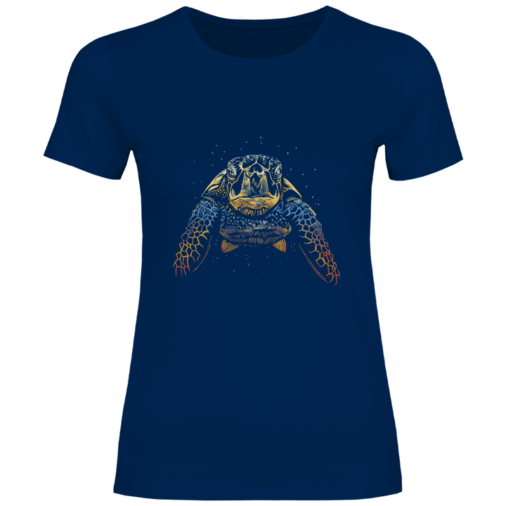 Bunte Schildkröte - Damen T - Shirt - Textilzauber