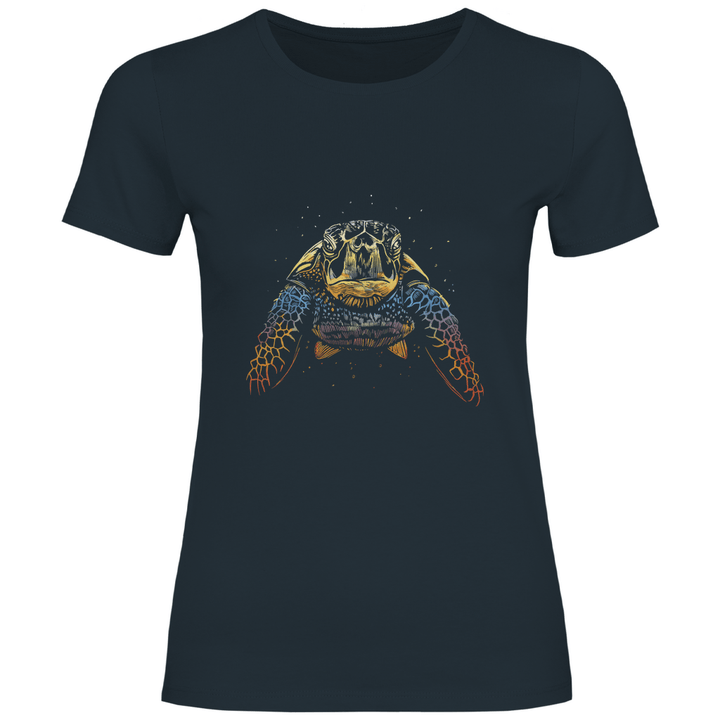 Bunte Schildkröte - Damen T - Shirt - Textilzauber