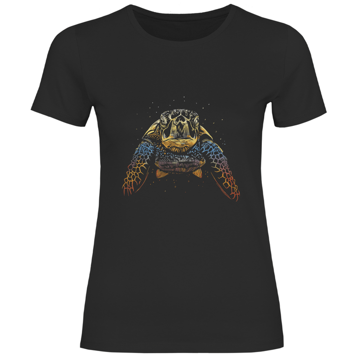 Bunte Schildkröte - Damen T - Shirt - Textilzauber