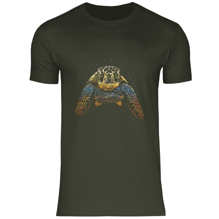 Bunte Schildkröte - Herren T - Shirt - Textilzauber