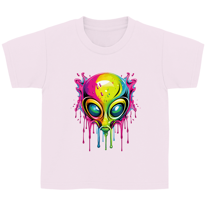 Bunter Alien - Kinder T - Shirt - Textilzauber