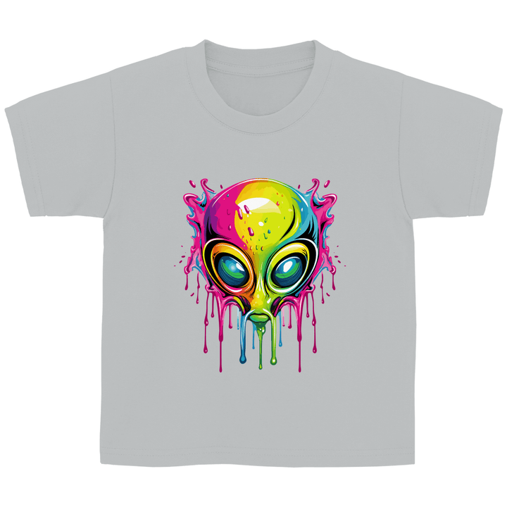 Bunter Alien - Kinder T - Shirt - Textilzauber