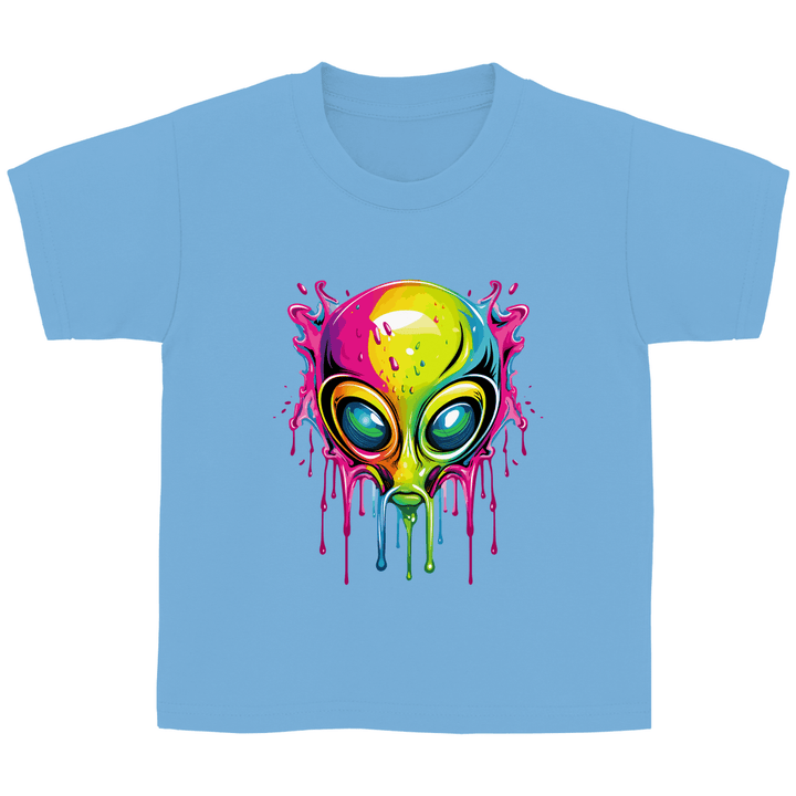 Bunter Alien - Kinder T - Shirt - Textilzauber