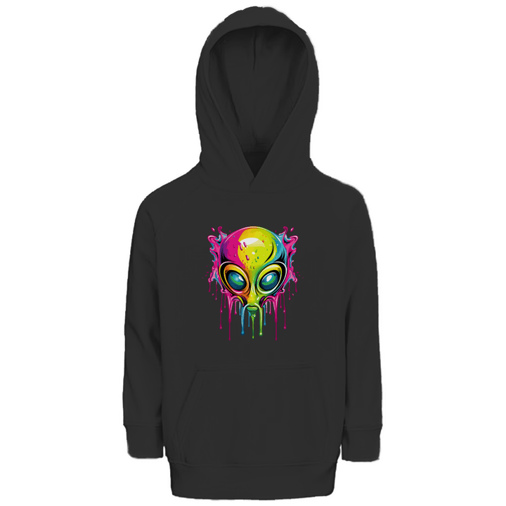 Bunter Alien - Premium Bio Kinderhoodie - Textilzauber