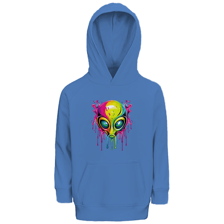 Bunter Alien - Premium Bio Kinderhoodie - Textilzauber