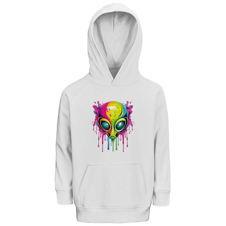 Bunter Alien - Premium Bio Kinderhoodie - Textilzauber