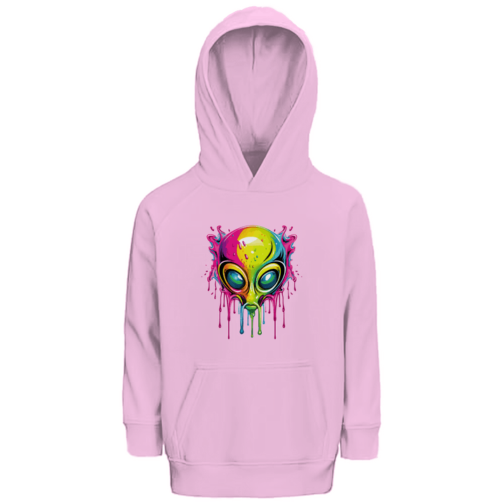 Bunter Alien - Premium Bio Kinderhoodie - Textilzauber