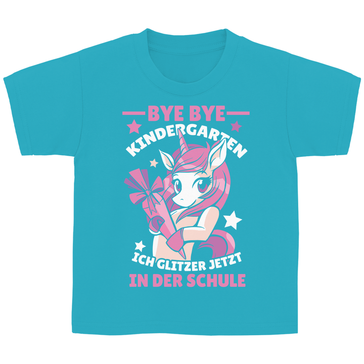 Bye Bye Kindergarten Kinder T - Shirt - Textilzauber