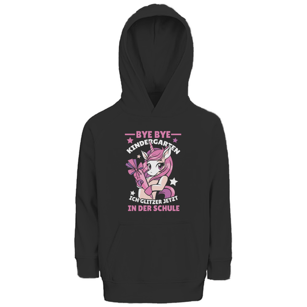 Bye Bye Kindergarten Premium Bio Kinderhoodie - Textilzauber