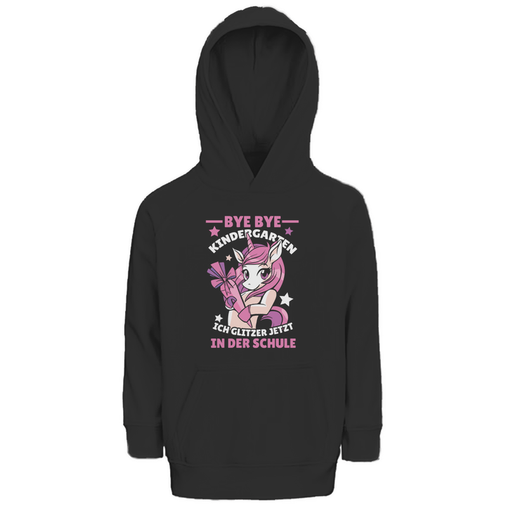 Bye Bye Kindergarten Premium Bio Kinderhoodie - Textilzauber