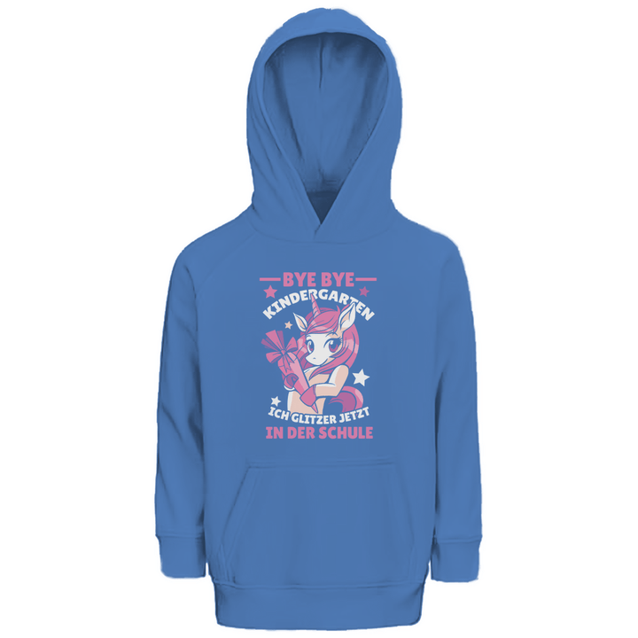 Bye Bye Kindergarten Premium Bio Kinderhoodie - Textilzauber